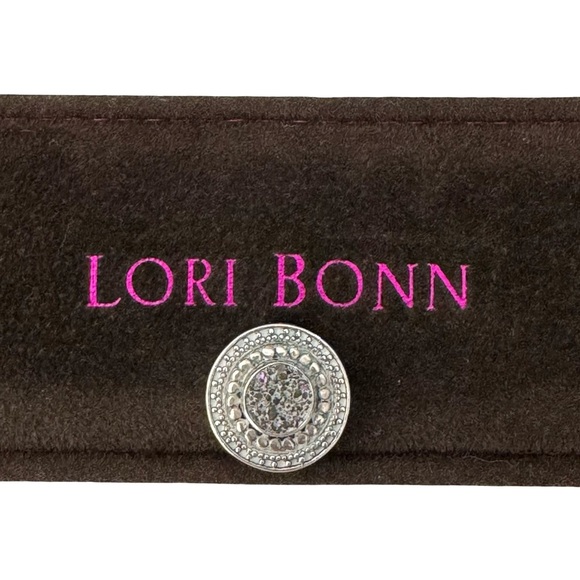 LORI BONN Sterling Silver Gemstone Slide Charm For Bracelet - Picture 1 of 14
